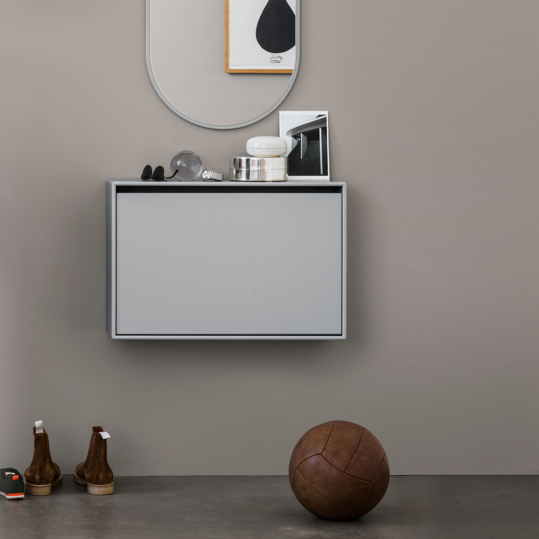 Montana Hide Shoe Cabinet